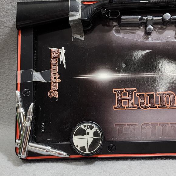 Cruiser Accessories 19656 HUNTING License Plate Frame With Target Fastener Caps - Picture 2 of 10